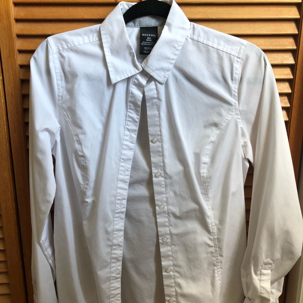 Classic white button up